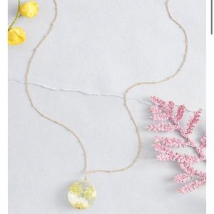 Modcloth Preserved Petals necklace- NWOT